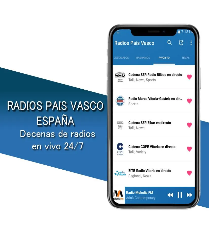 Radios Pais Vasco | Indus Appstore | Screenshot