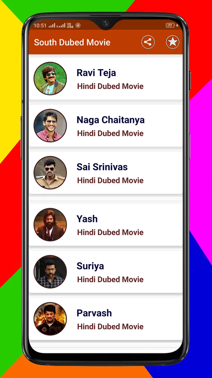 South Movies Hindi Dubbed app | Indus Appstore | Screenshot