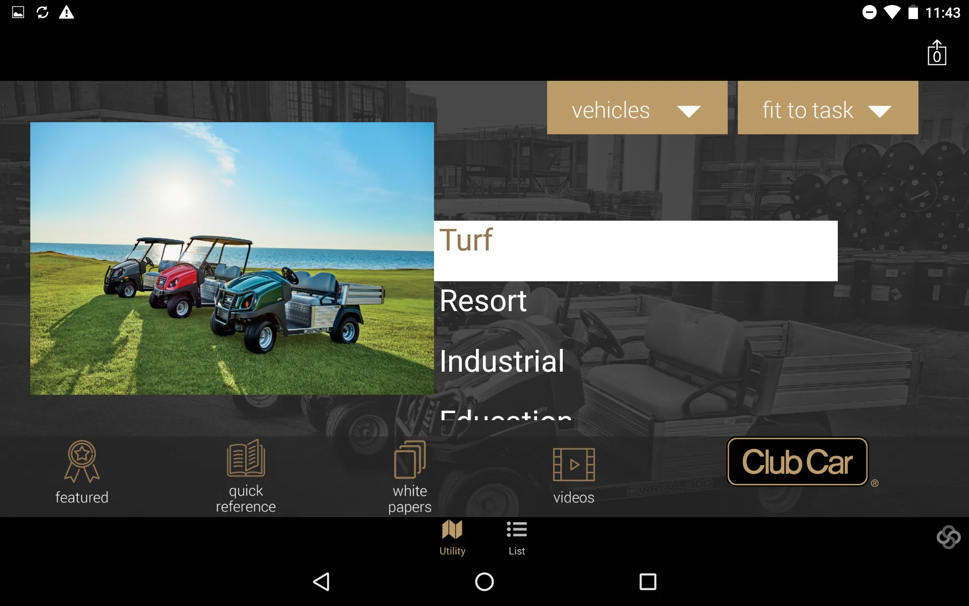 Club Car Sales App | Indus Appstore | Screenshot