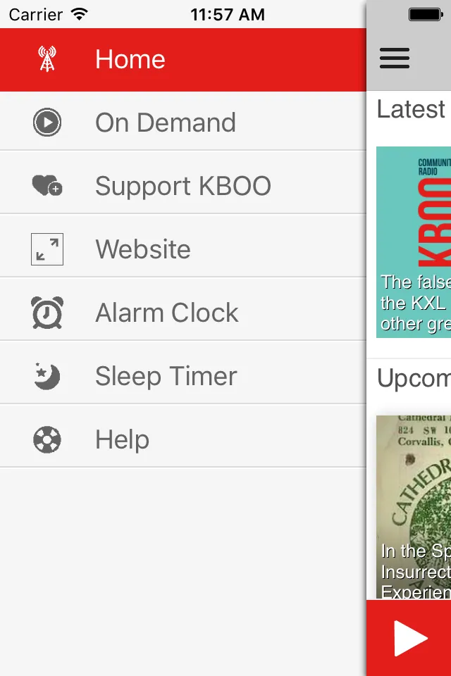 KBOO Community Radio App | Indus Appstore | Screenshot