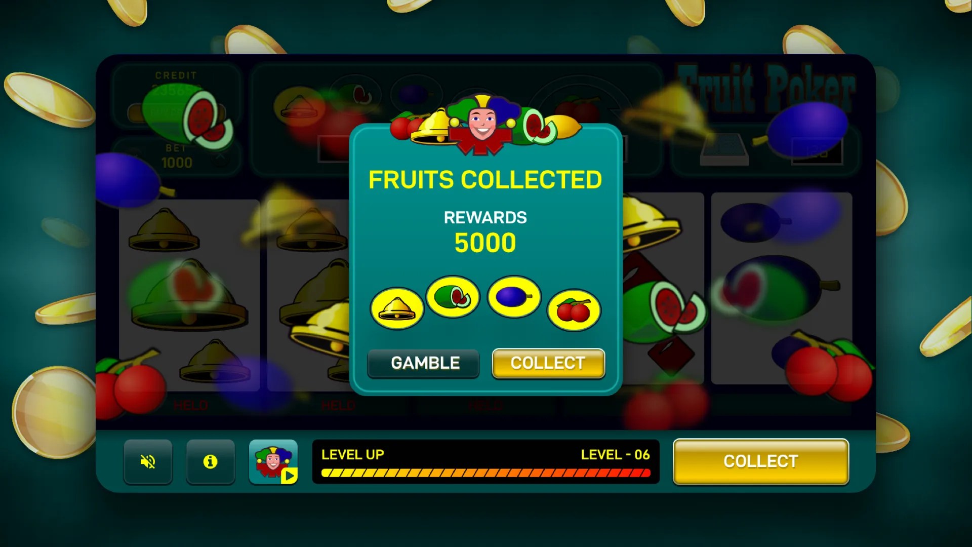 Fruit Poker Deluxe | Indus Appstore | Screenshot