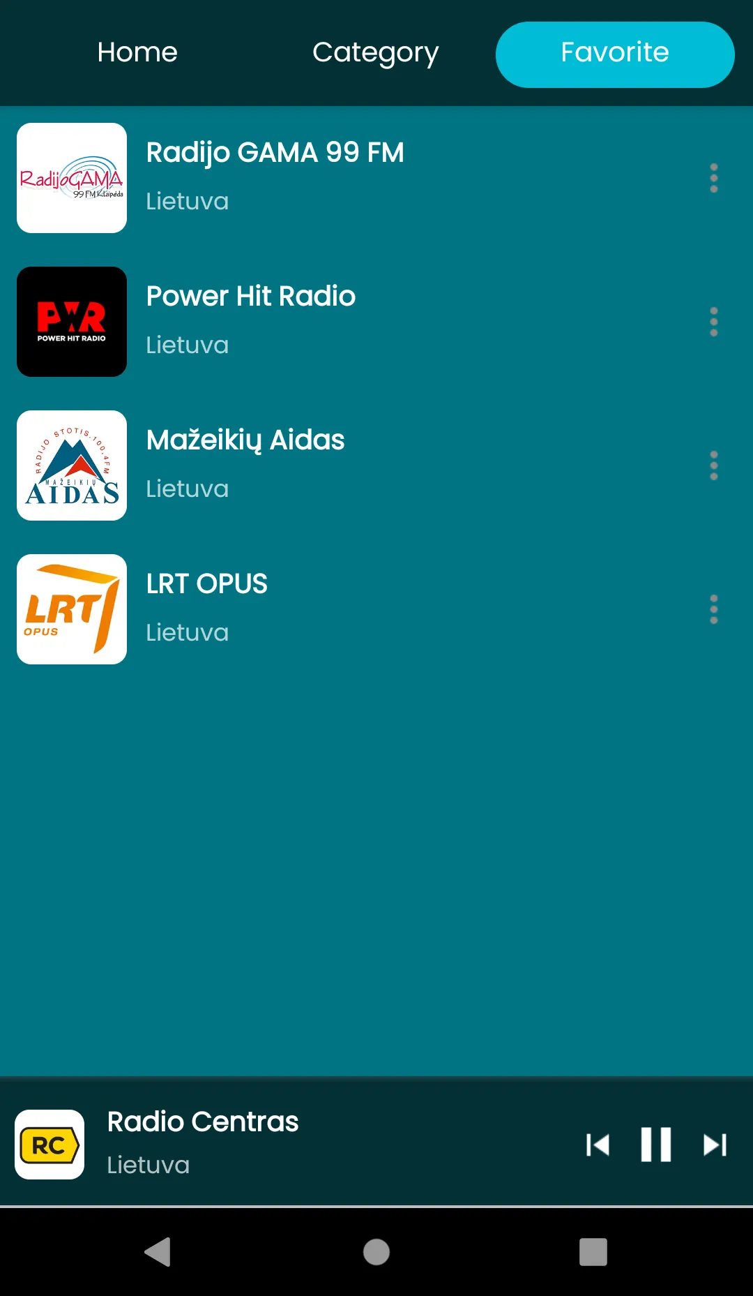 Radio Lithuania | Indus Appstore | Screenshot