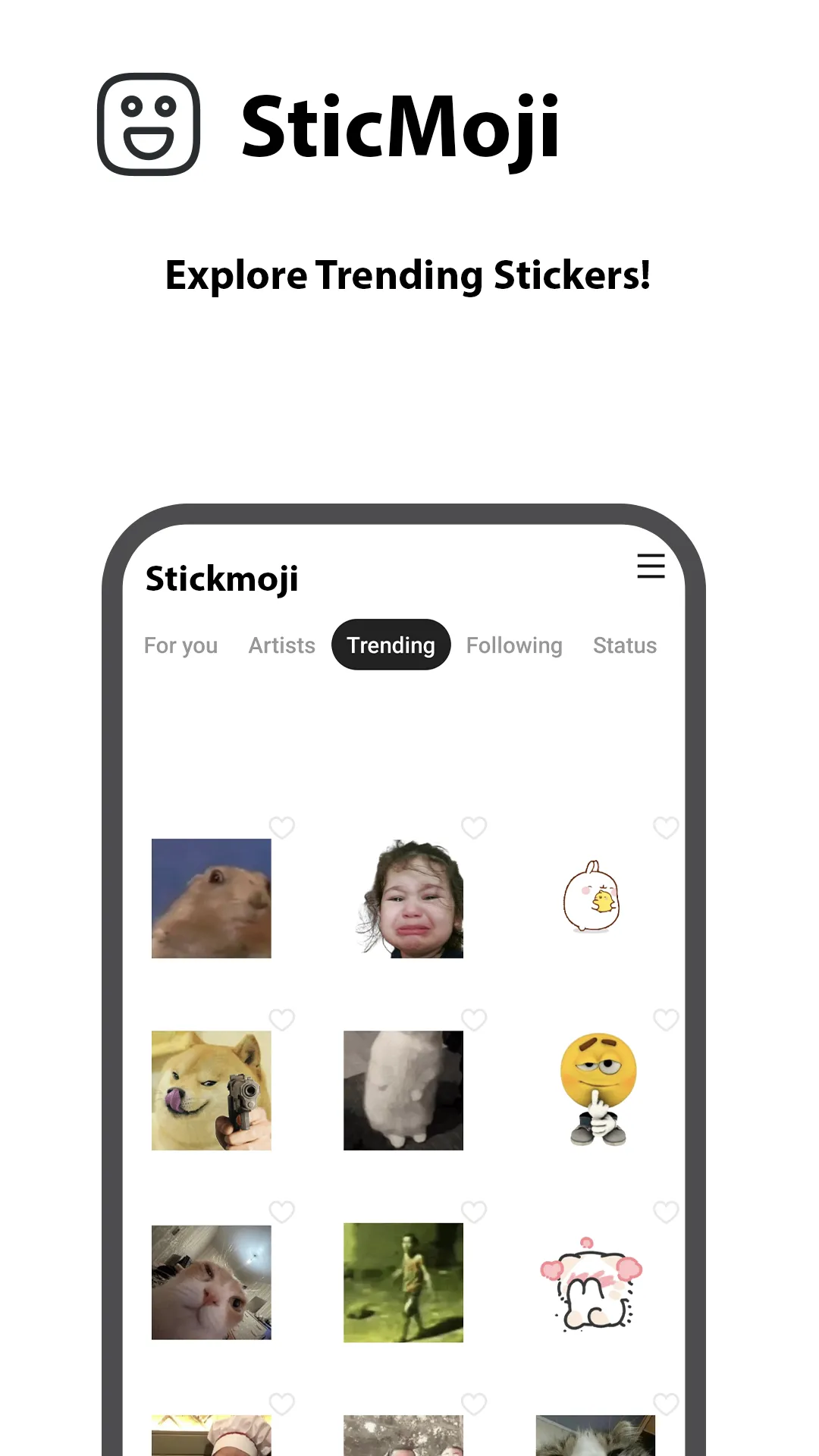 Stickers for WA - SticMoji | Indus Appstore | Screenshot