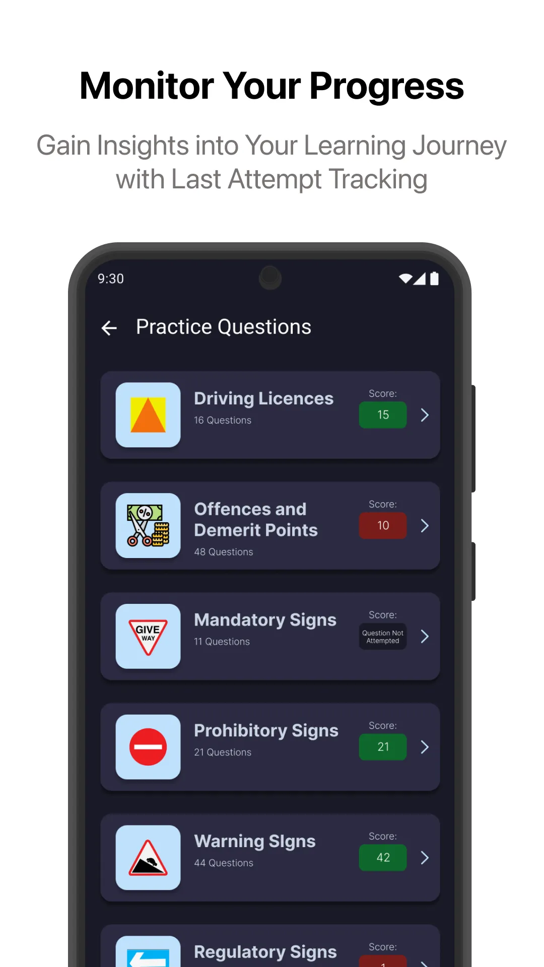 BTT, FTT, RTT - Theory Test SG - Apps on Indus Appstore