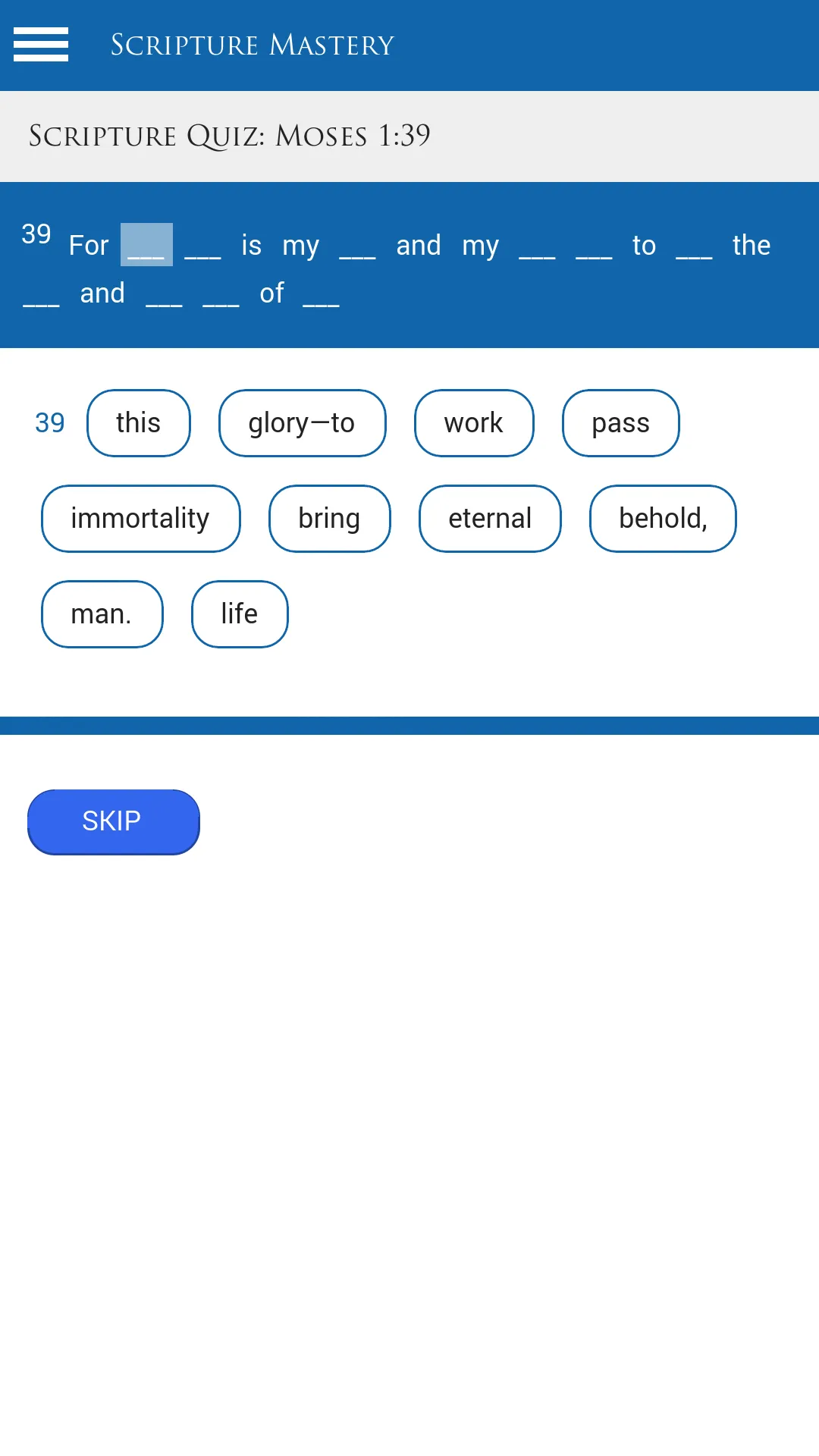 LDS Scripture Mastery | Indus Appstore | Screenshot