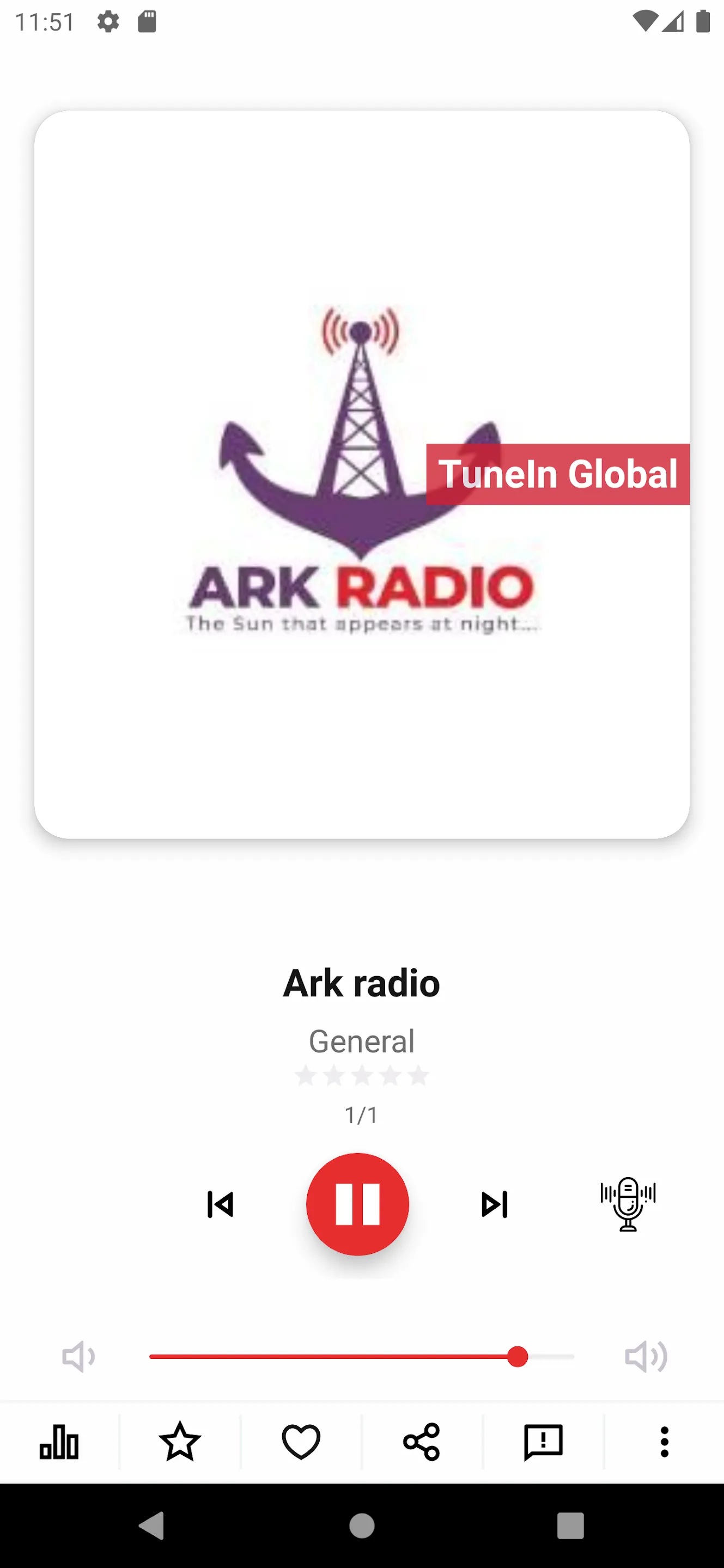 TuneIn Global | Indus Appstore | Screenshot