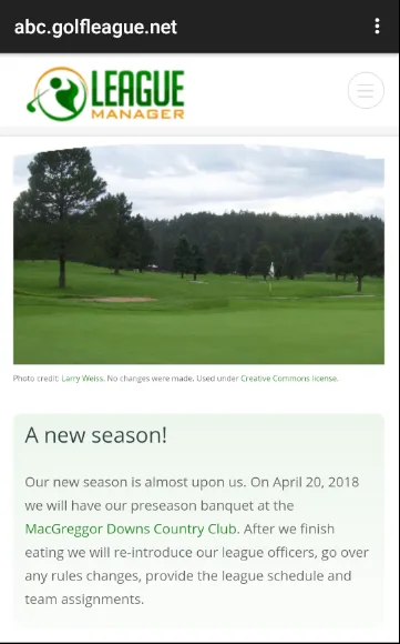 GolfSoftware.com app | Indus Appstore | Screenshot