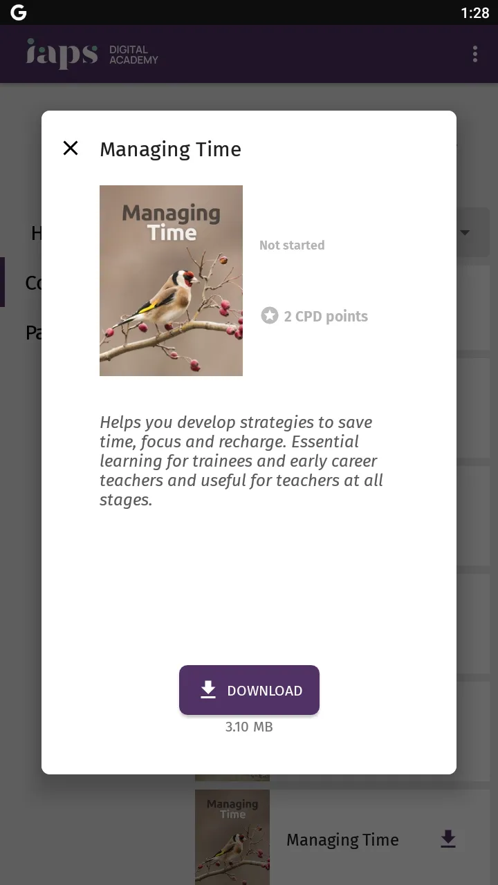 IAPS Digital Academy | Indus Appstore | Screenshot