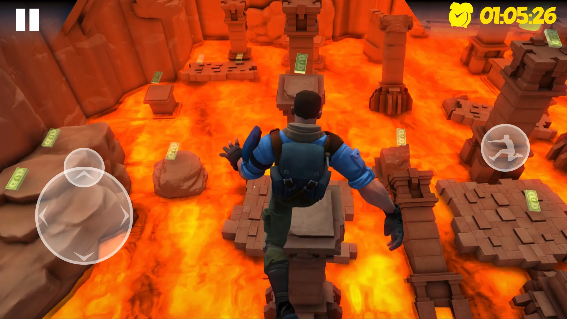 Hot Lava Floor: Parkour Run | Indus Appstore | Screenshot