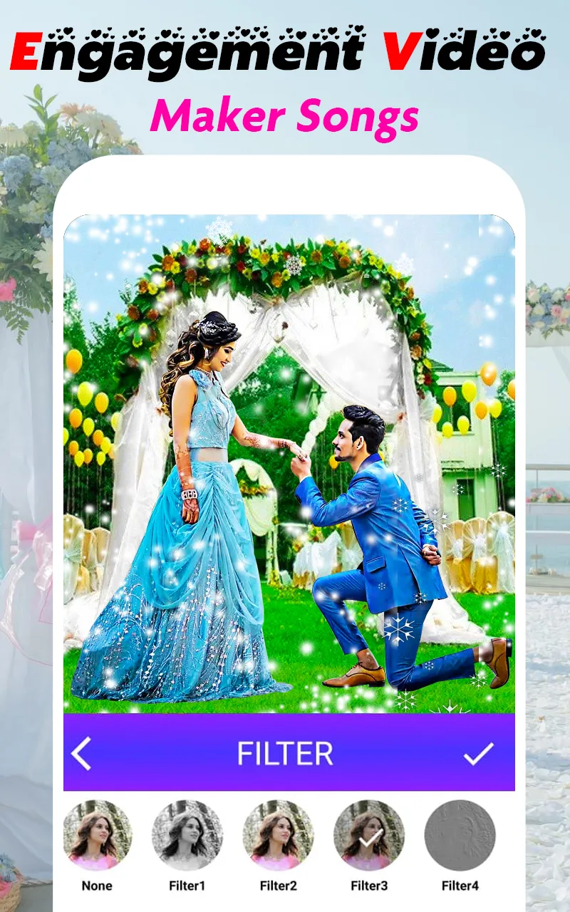 Engagement video maker songs | Indus Appstore | Screenshot