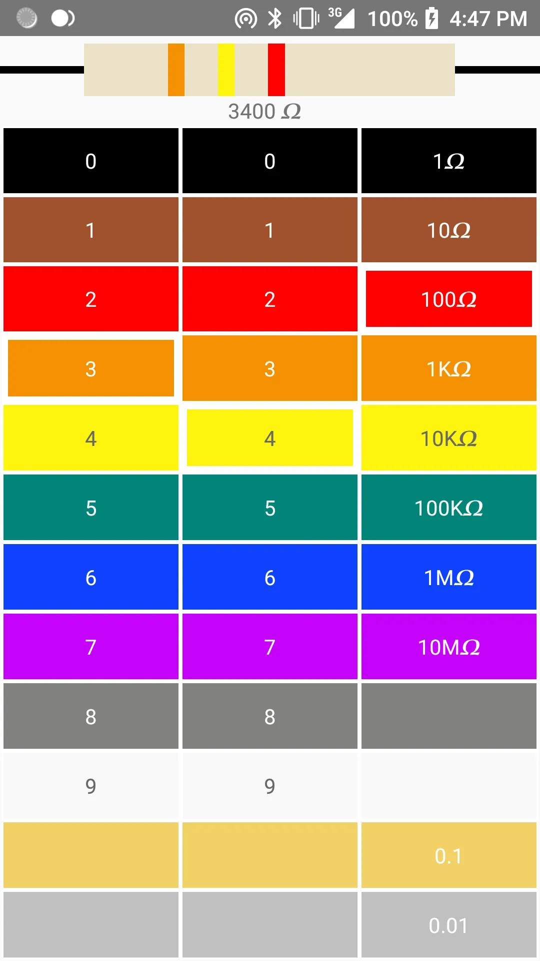 Resistor calculator | Indus Appstore | Screenshot