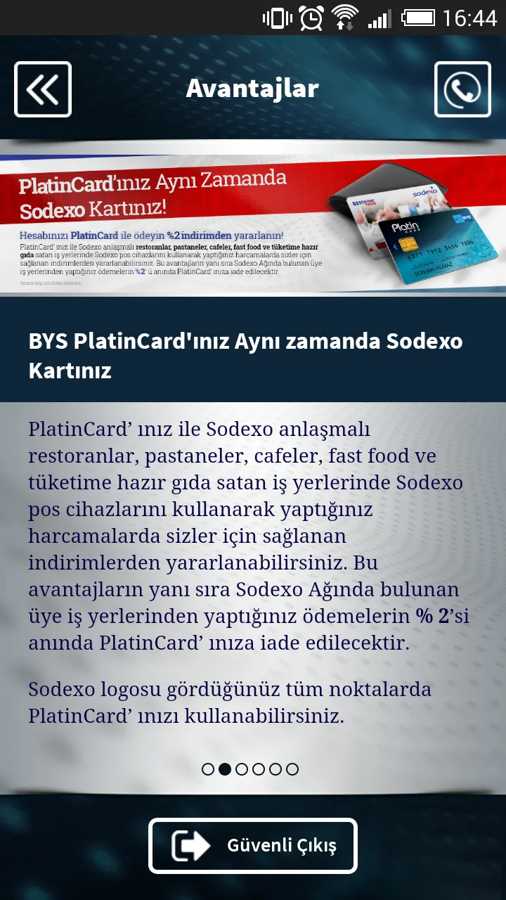 BYS PlatinCard | Indus Appstore | Screenshot