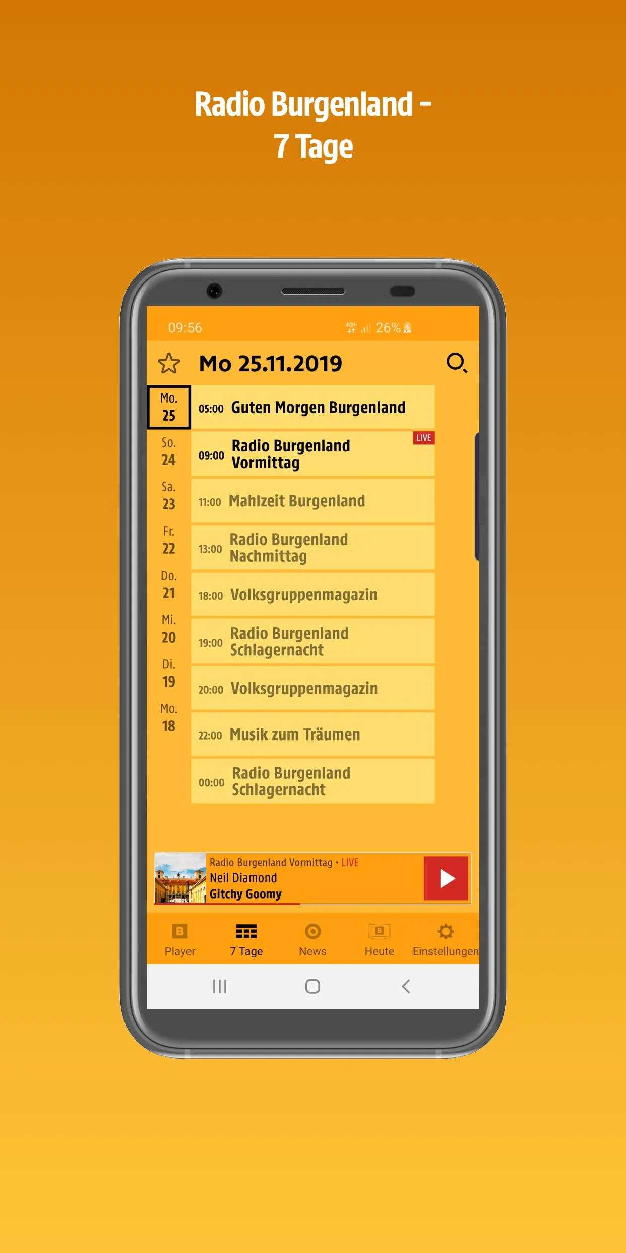 ORF Burgenland | Indus Appstore | Screenshot