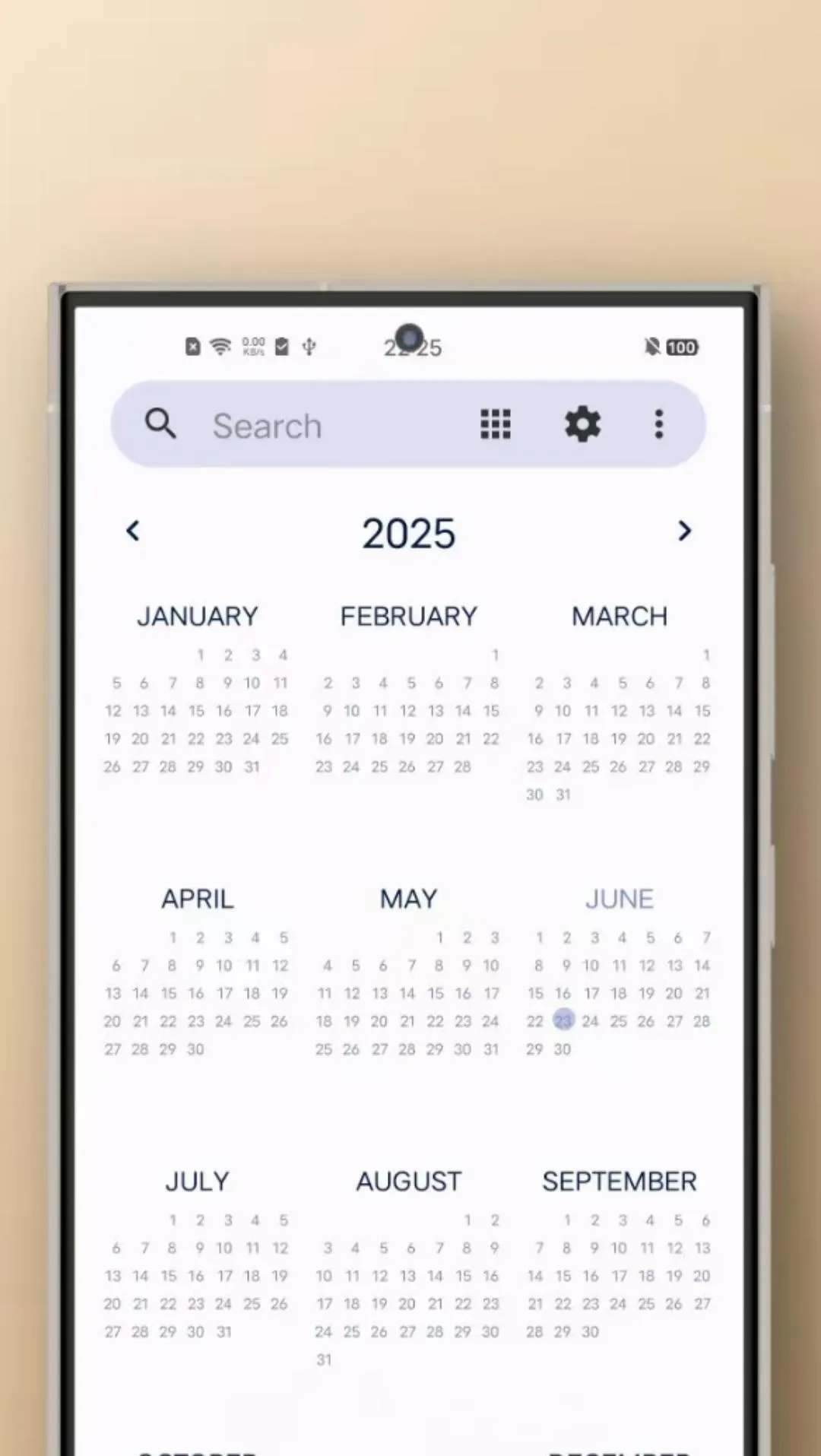 Calendar | Indus Appstore | Screenshot