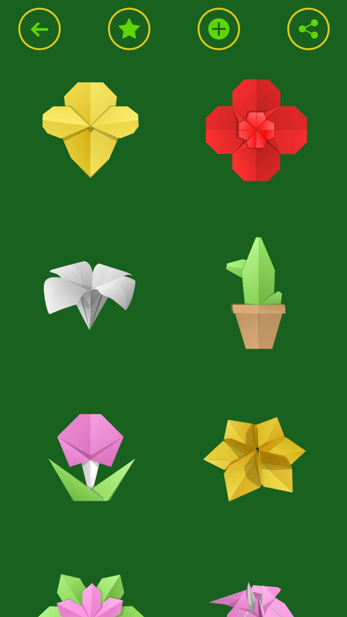 Origami Flowers and Plants | Indus Appstore | Screenshot