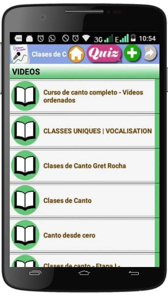 CLASES DE CANTO | Indus Appstore | Screenshot