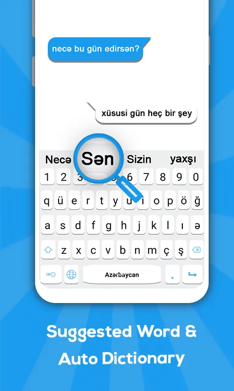 Azerbaijani Keyboard | Indus Appstore | Screenshot