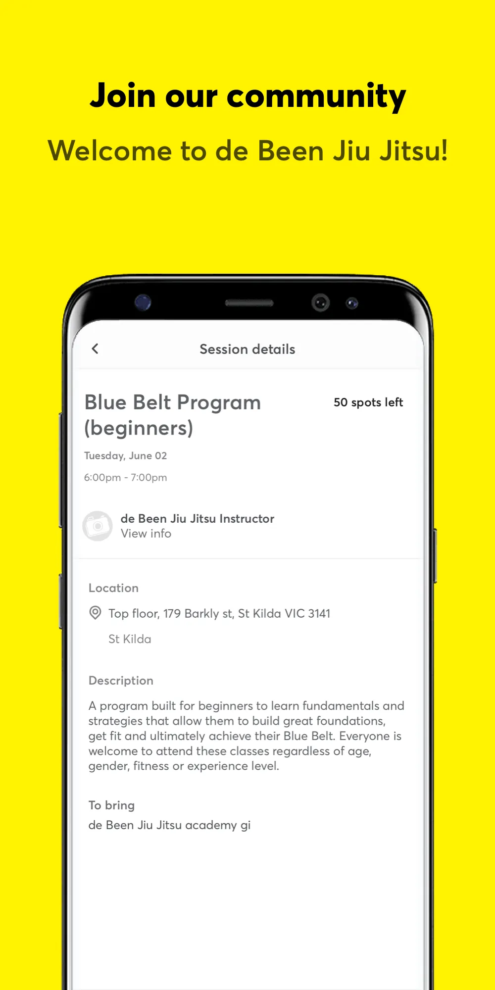 de Been JiuJitsu | Indus Appstore | Screenshot