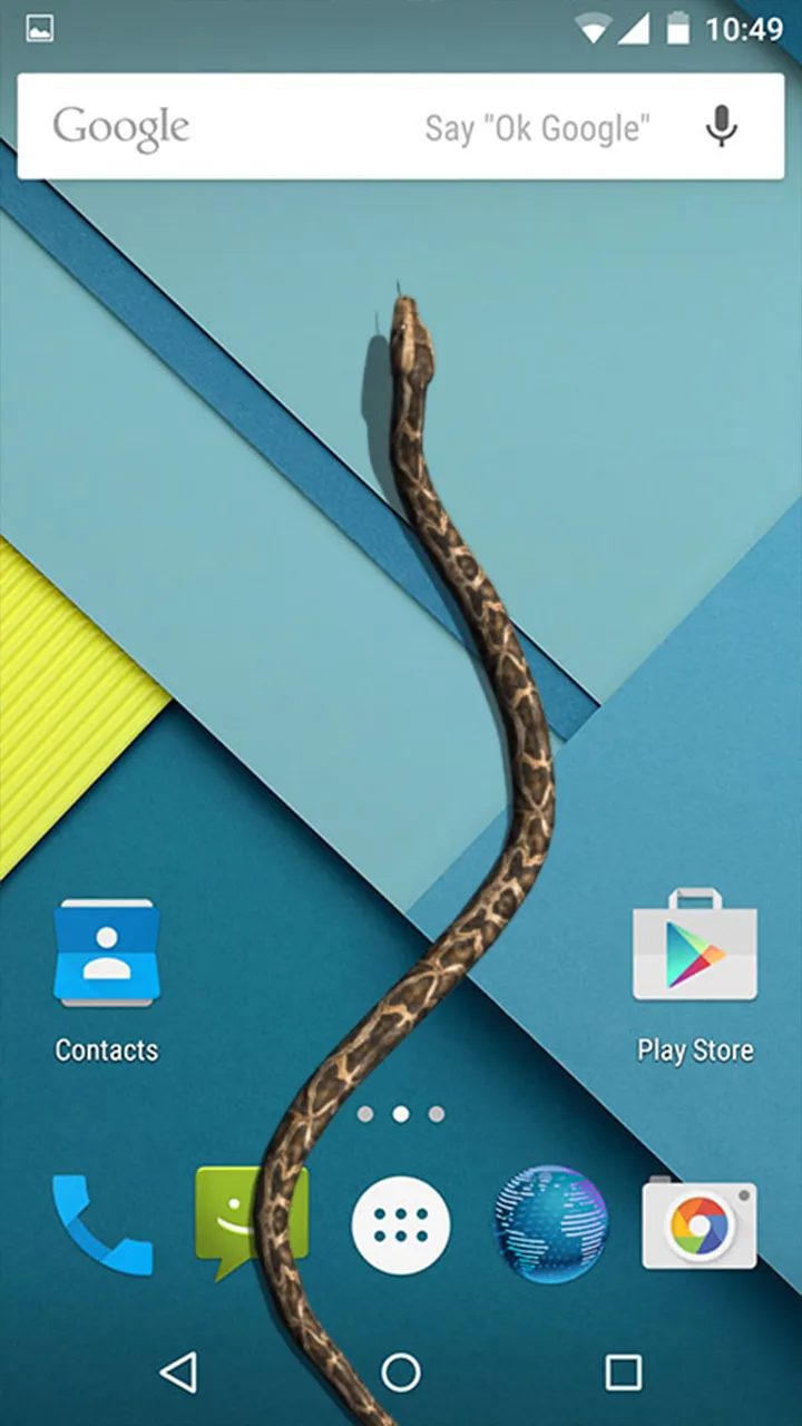 Snake On Screen Hissing Joke | Indus Appstore | Screenshot