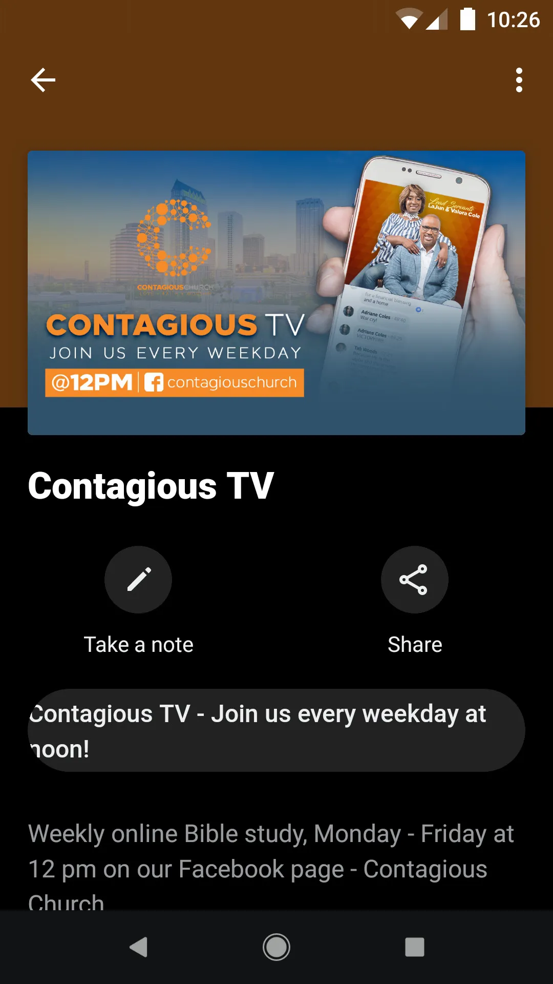 Contagious Church | Indus Appstore | Screenshot