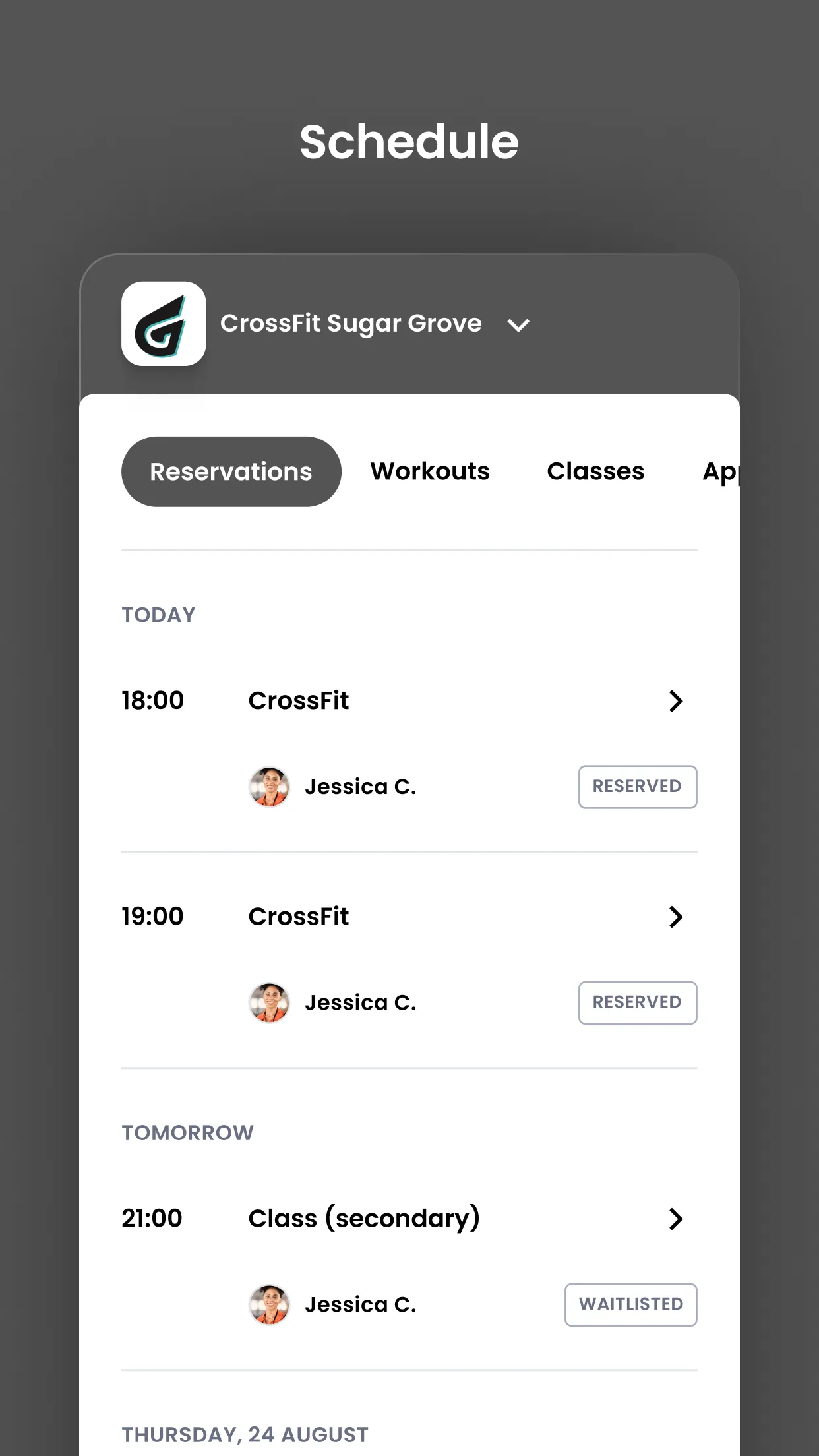 CrossFit Sugar Grove | Indus Appstore | Screenshot