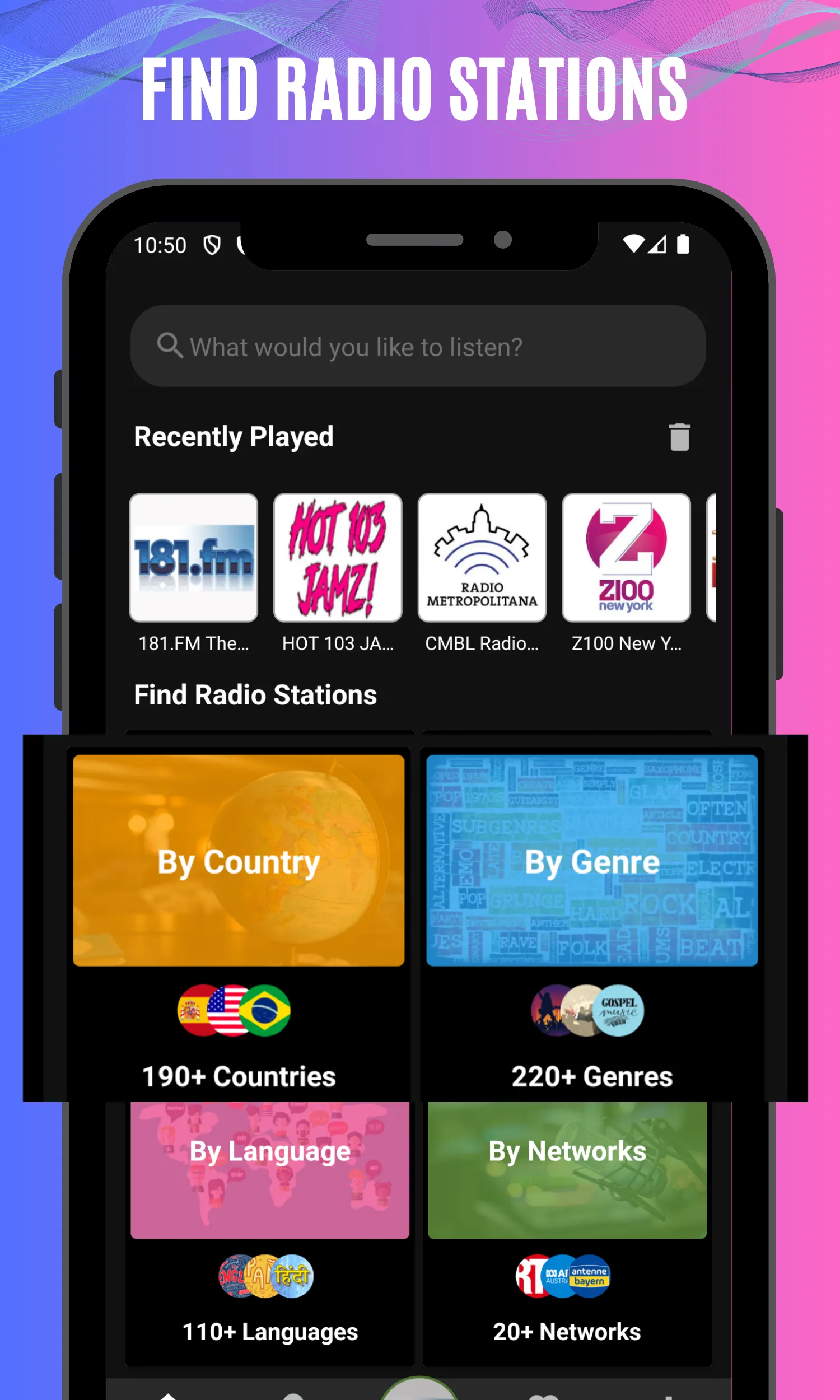 FM Radio : AM, FM, Radio Tuner | Indus Appstore | Screenshot