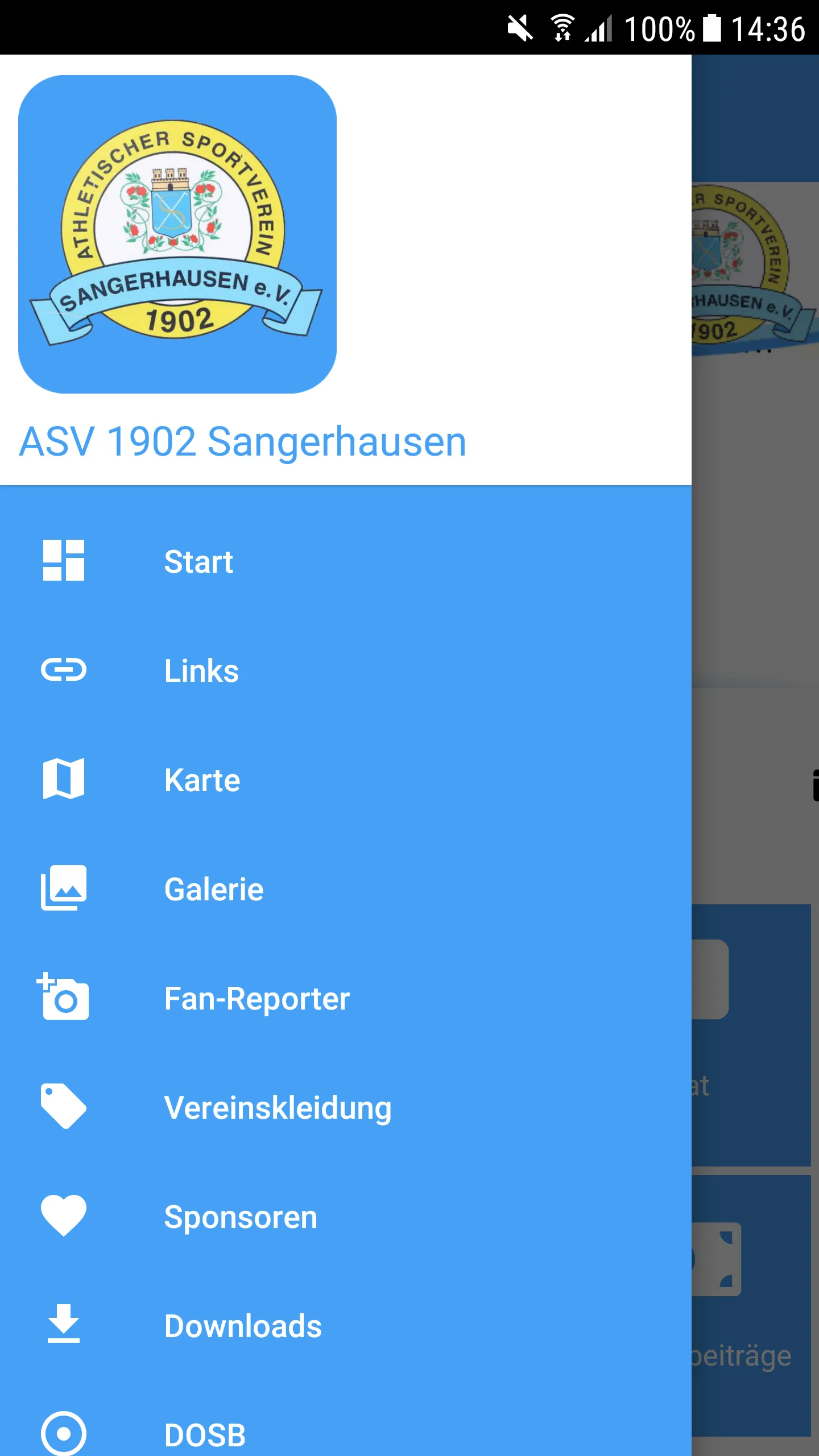 ASV 1902 Sangerhausen e.V. | Indus Appstore | Screenshot