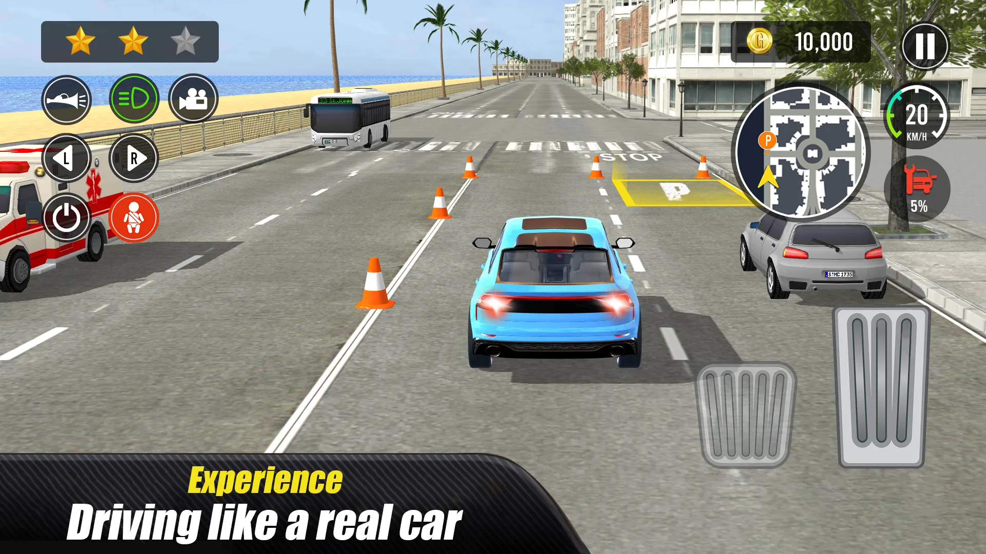 Real Car Driving School Game | Indus Appstore | Screenshot