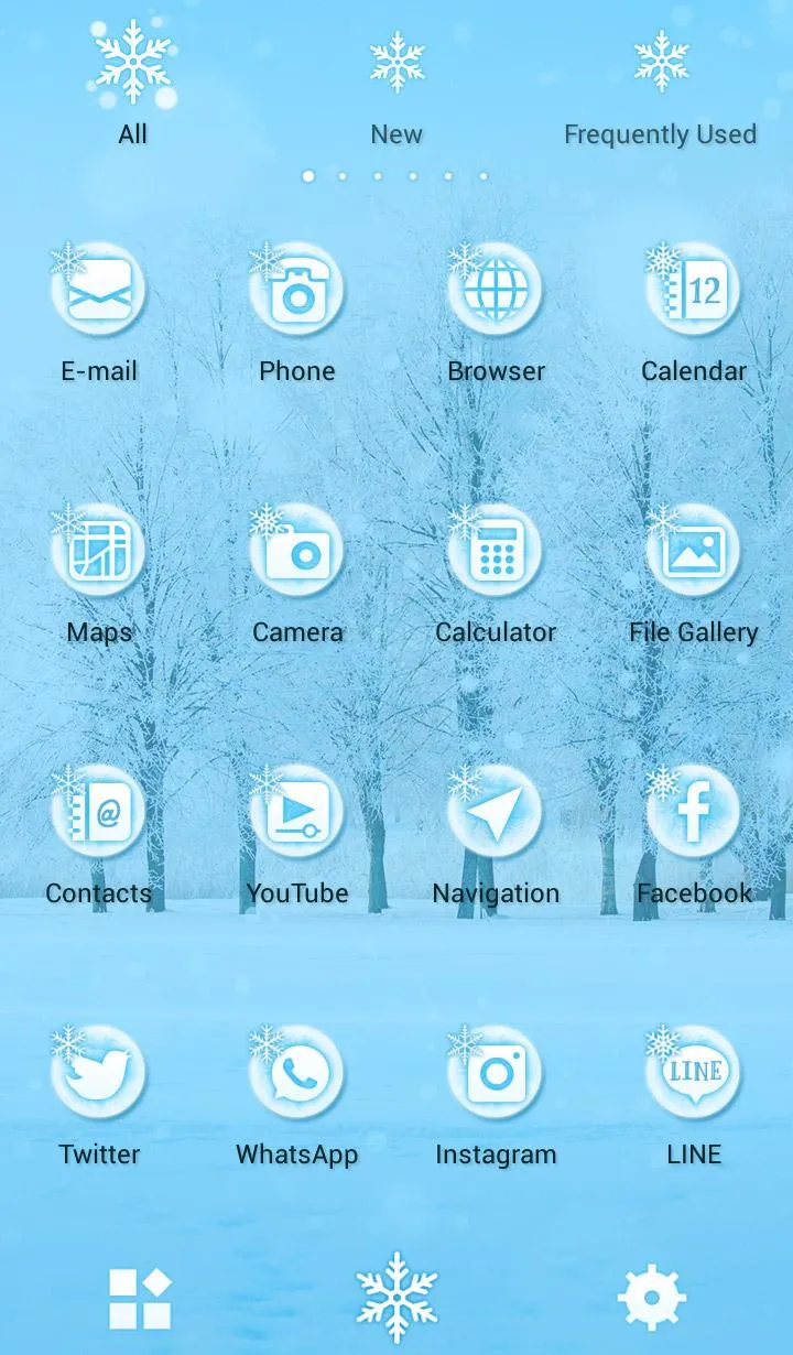 Snow Tree Theme | Indus Appstore | Screenshot