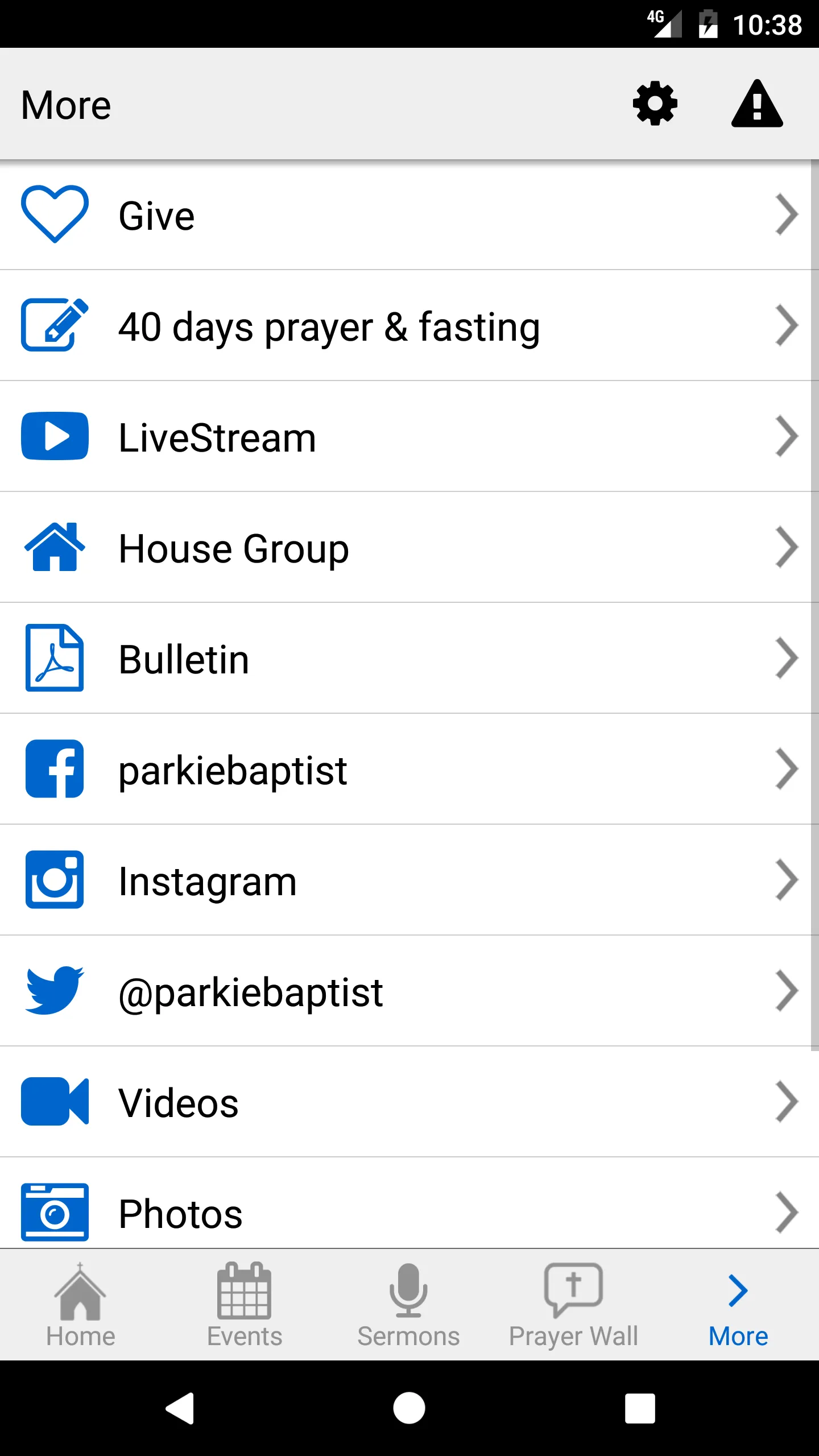 Parklands Baptist Church | Indus Appstore | Screenshot