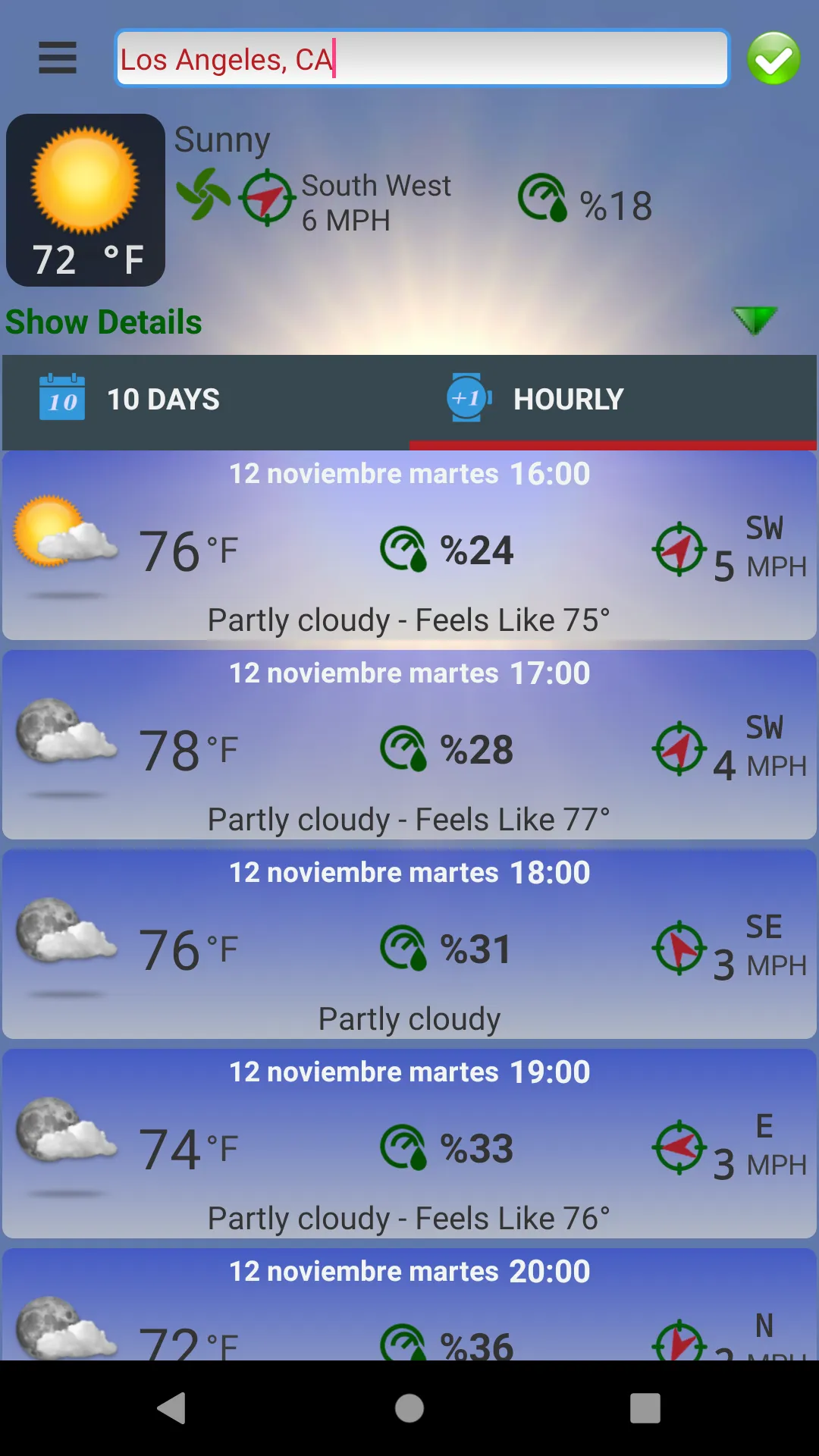 Turkey's Weather | Indus Appstore | Screenshot