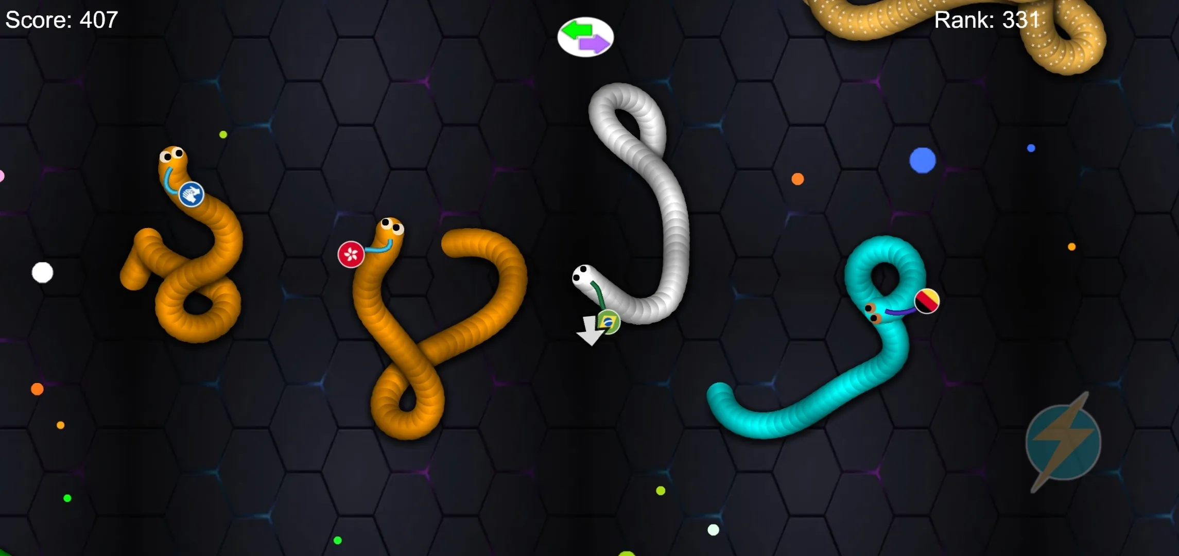 Snake Worm Slither Zone IO | Indus Appstore | Screenshot