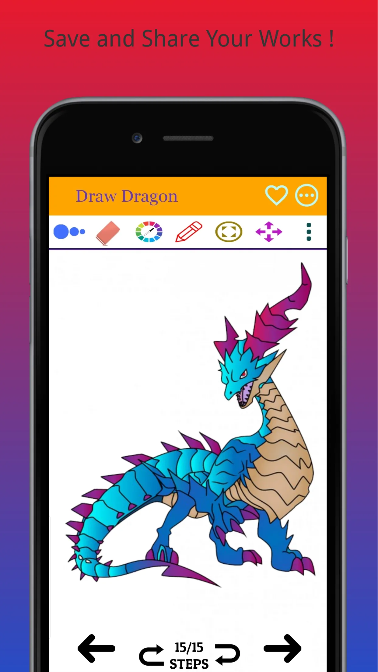 How to Draw Dragon Easily | Indus Appstore | Screenshot