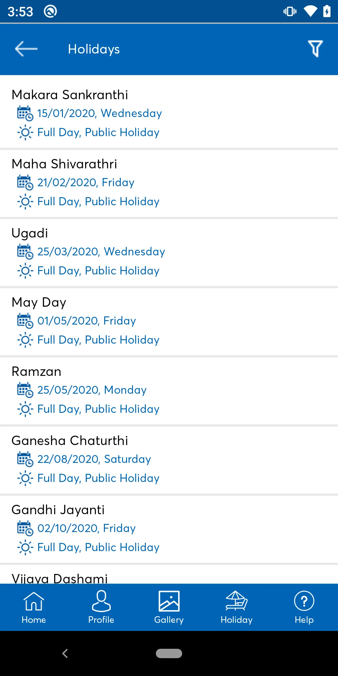 Officenet HR App Medreich | Indus Appstore | Screenshot