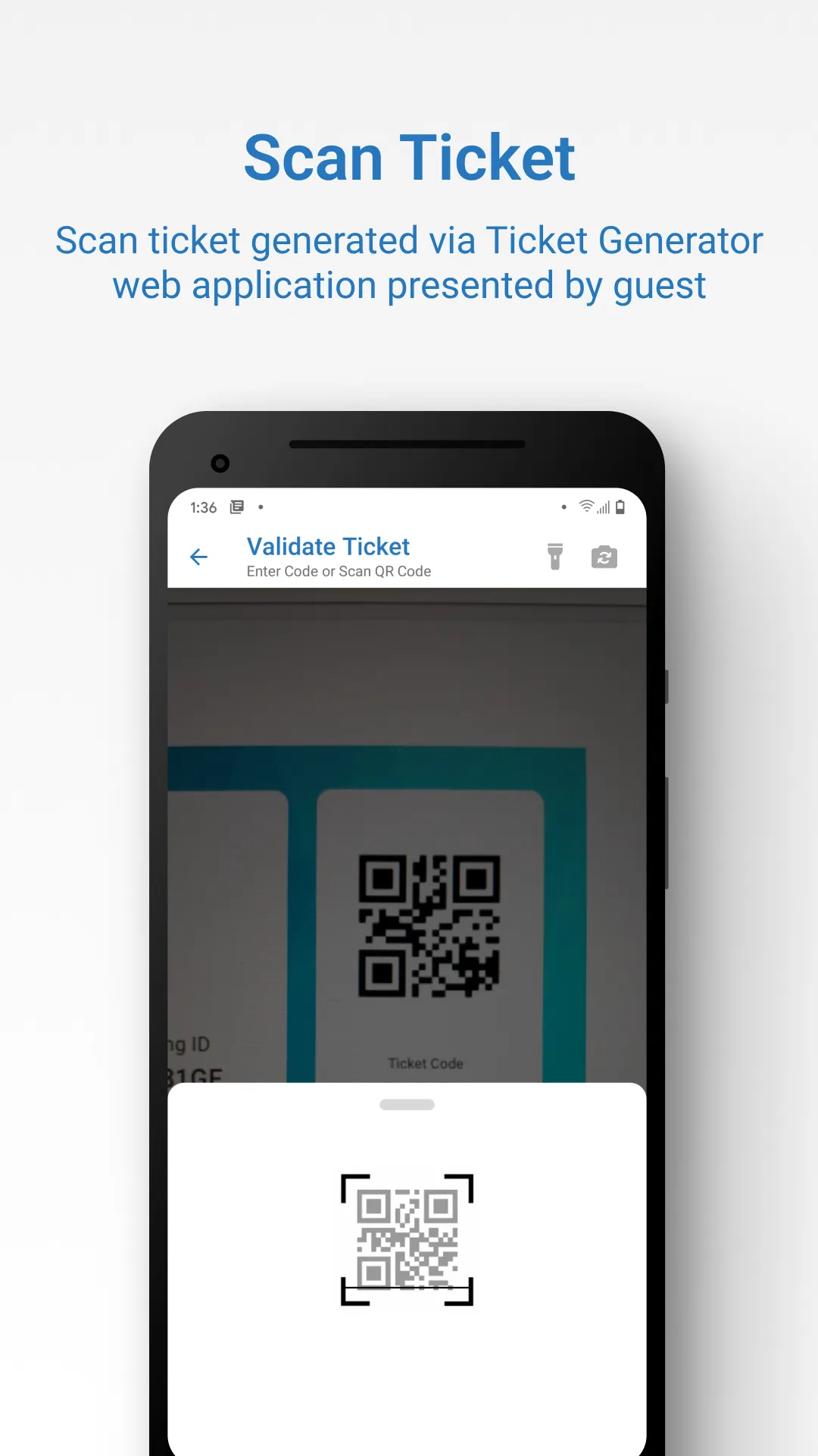 Ticket Validator | Indus Appstore | Screenshot