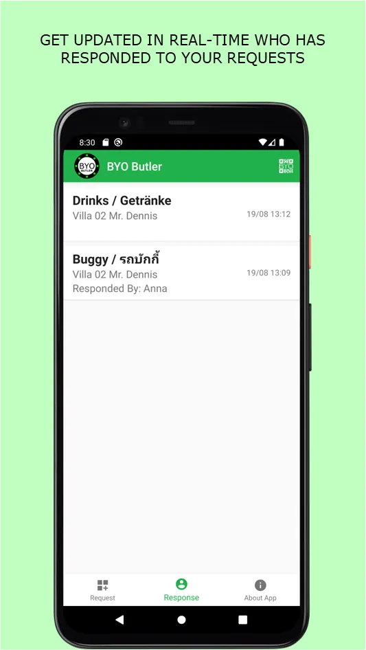 BYO Butler | Indus Appstore | Screenshot