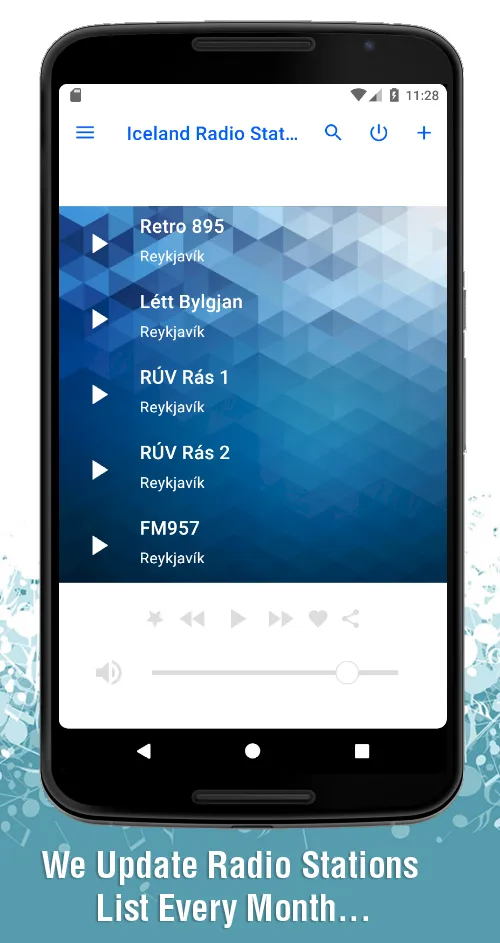 Iceland Radio Stations | Indus Appstore | Screenshot