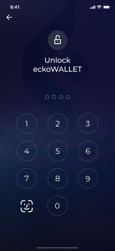 eckoWALLET | Indus Appstore | Screenshot