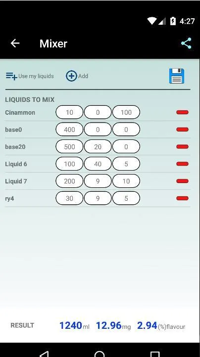 Liquid Manager | Indus Appstore | Screenshot