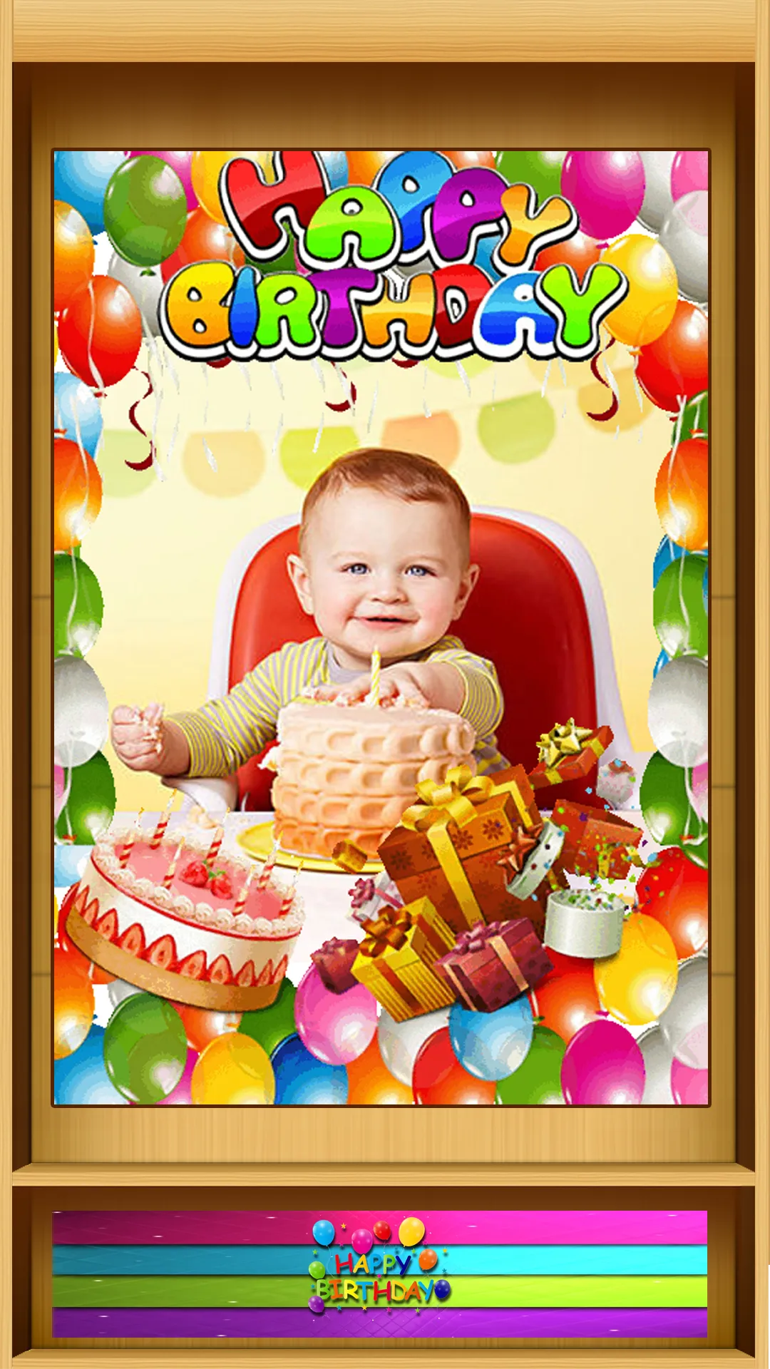 Happy Birthday Frames | Indus Appstore | Screenshot