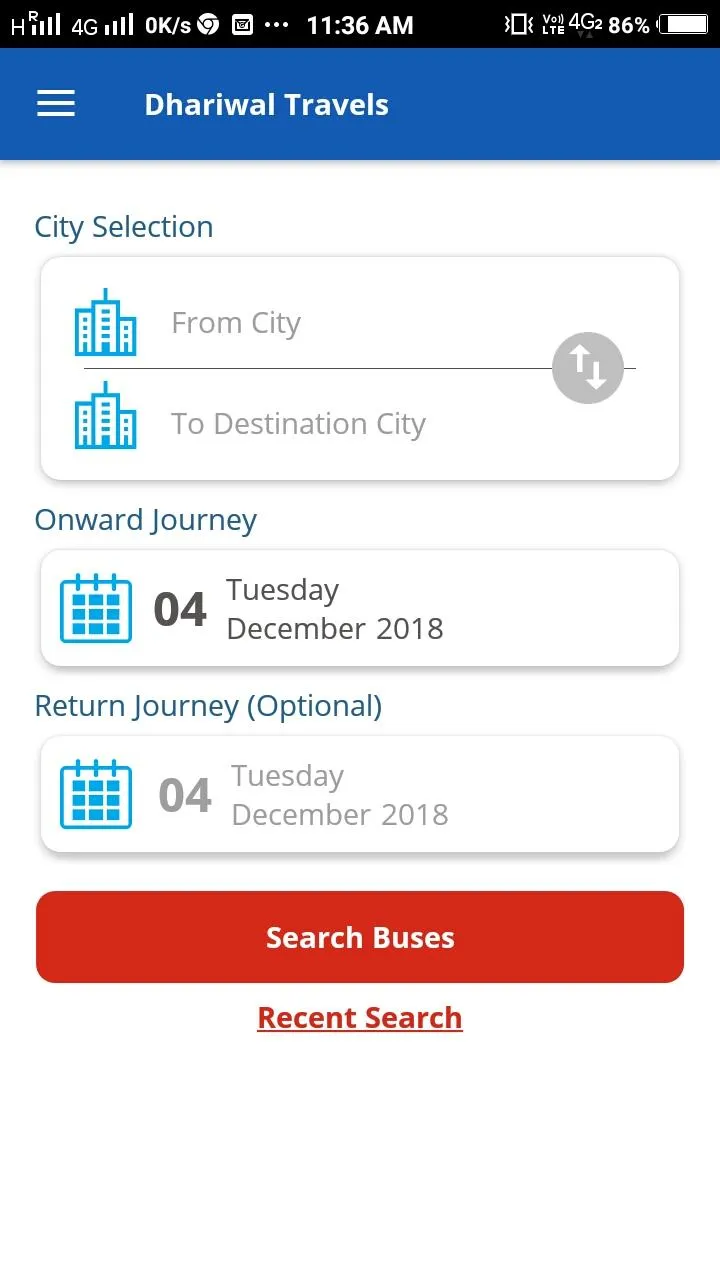 Dhariwal Travels | Indus Appstore | Screenshot