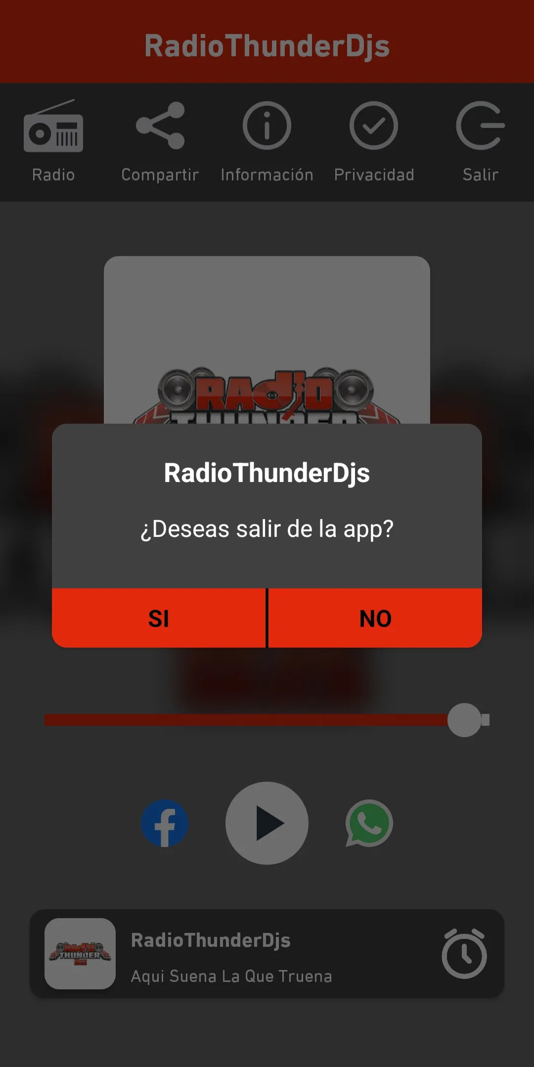 RadioThunderDjs | Indus Appstore | Screenshot