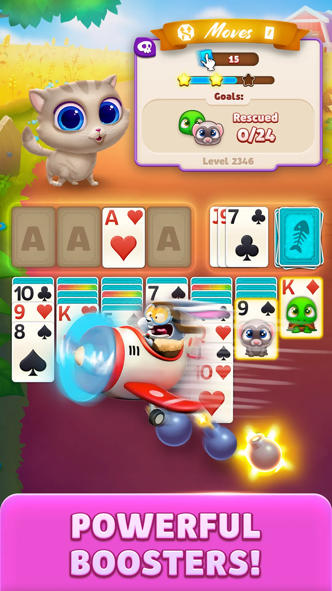 Solitaire Pets - Classic Game | Indus Appstore | Screenshot