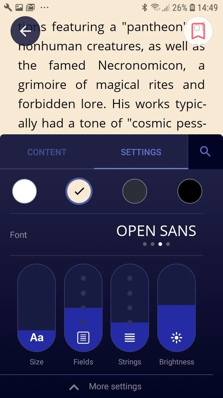 eBoox: ePub PDF e-book Reader | Indus Appstore | Screenshot