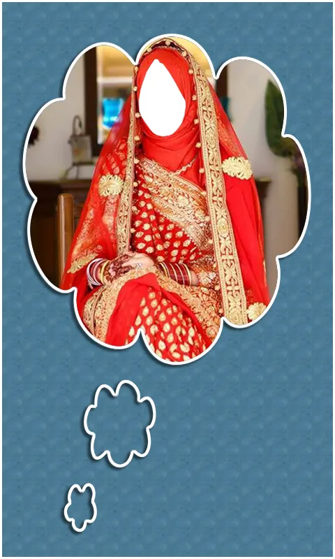 Hijab With Saree Photo Montage | Indus Appstore | Screenshot