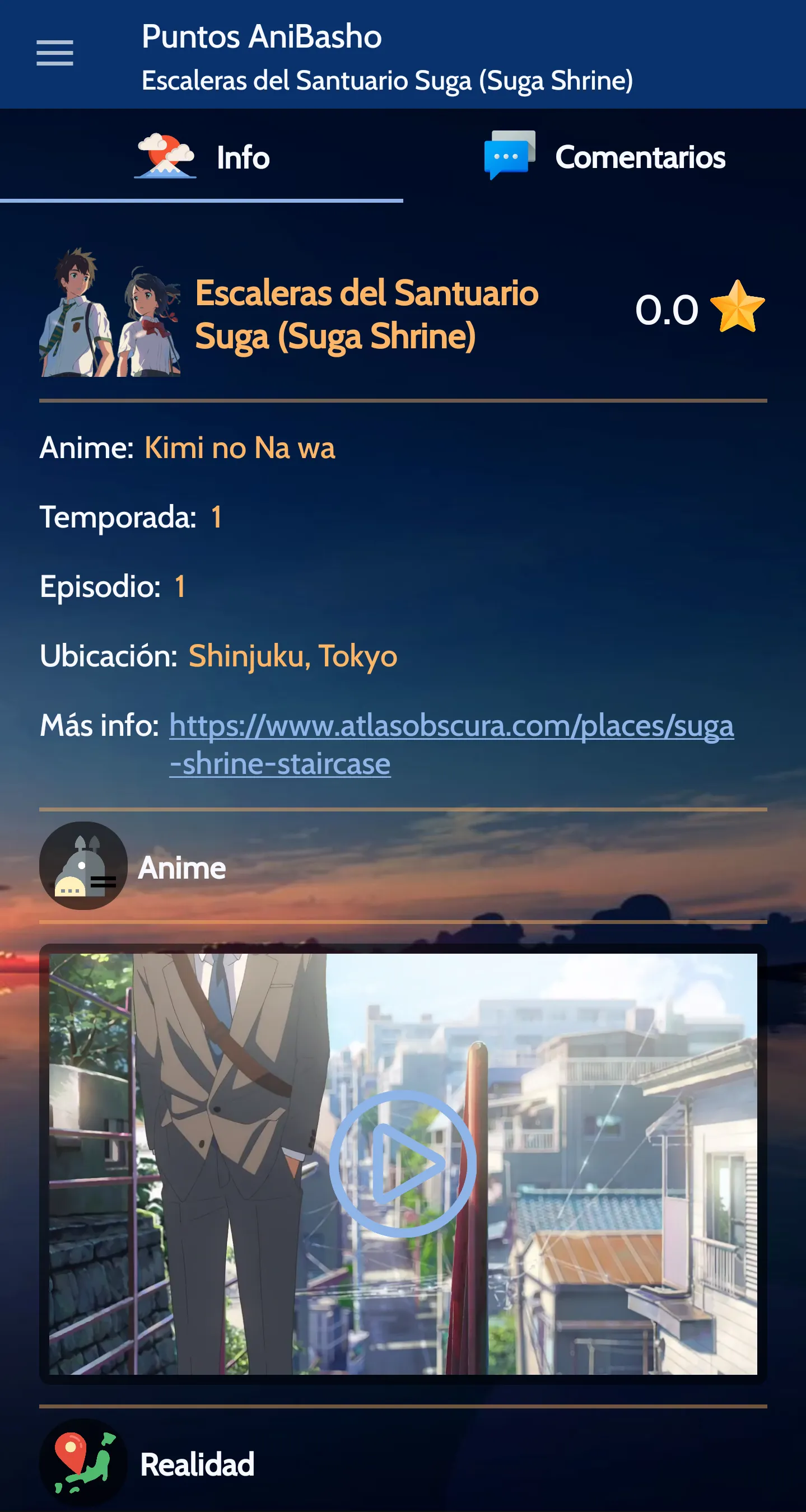 AniBasho - Anime Pilgrimages | Indus Appstore | Screenshot