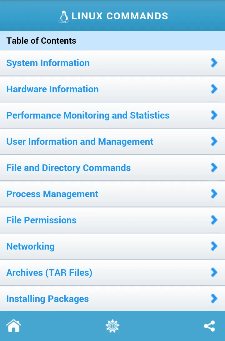 Linux Commands Quick Reference | Indus Appstore | Screenshot