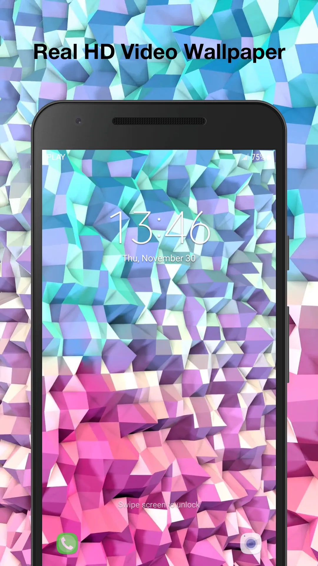 Crystals Live Wallpaper | Indus Appstore | Screenshot