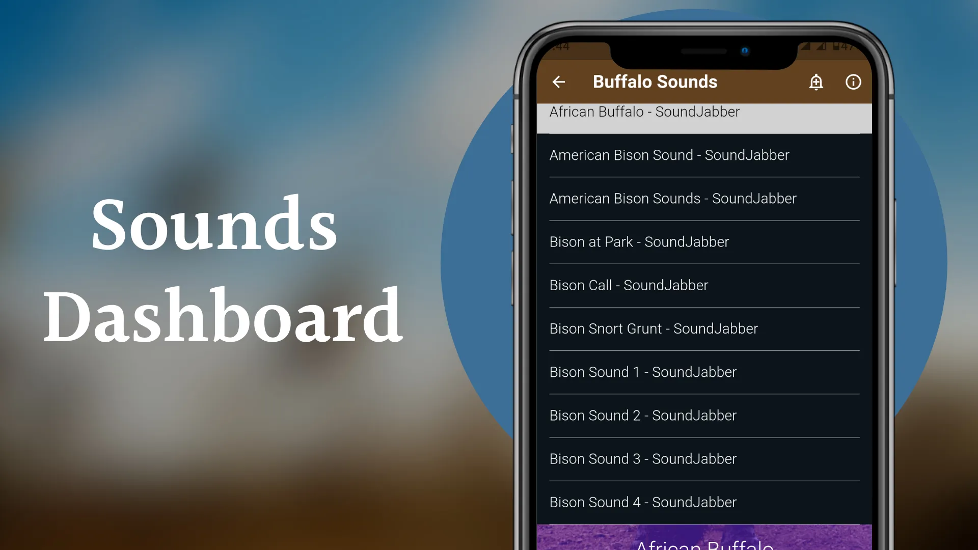 Buffalo Sounds | Indus Appstore | Screenshot