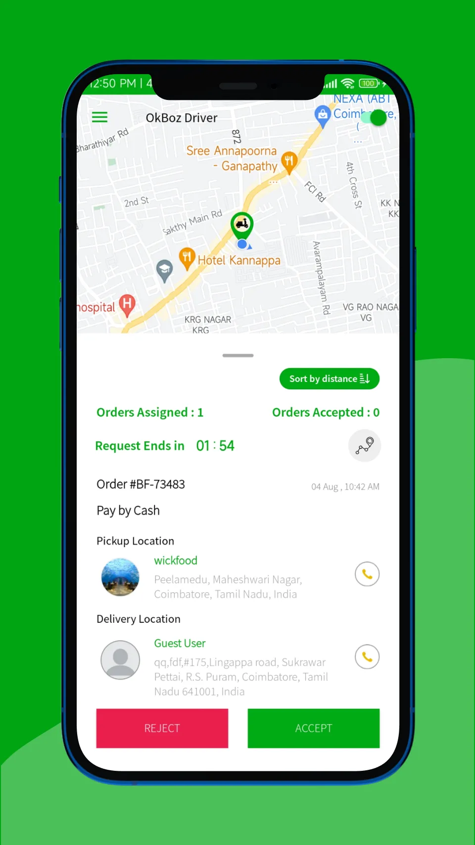 Ok Boz Delivery Partner | Indus Appstore | Screenshot